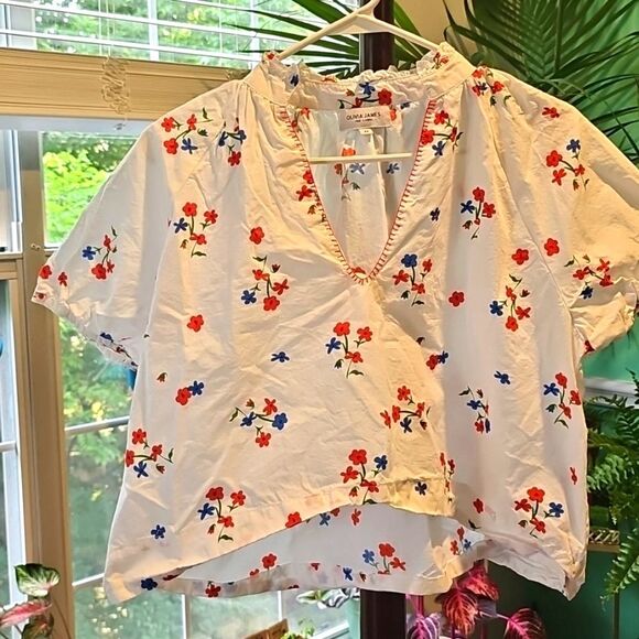 Olivia James‎ Elizabeth Top, Hampton Floral Multi Size Medium - Picture 3 of 8